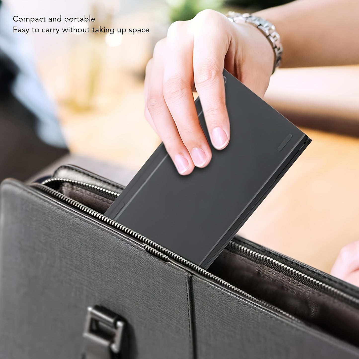 Smart Keyboard,Design For Work Or Fun,Latest-Tech Foldable Keyboard, Rechargeable Magnetic 7.3mm Ultra Slim and Compact Keyboard with Media Hotkeys for Computer Desktop PC Laptop Smart TV