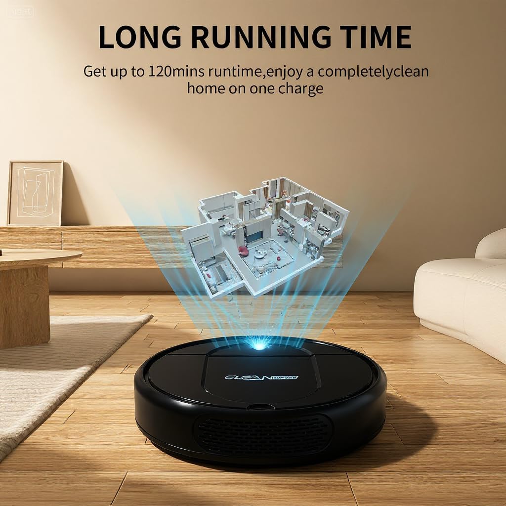 Clearance Sales, Robot Vacuum Cleaner, 2-in-1 Robot for Mopping and Sweeping, Advanced Obstacle Avoidance Technology, Ultra-Thin Design Robot mop, Ideal for Pet Hair Hard Floor and Daily Cleaning