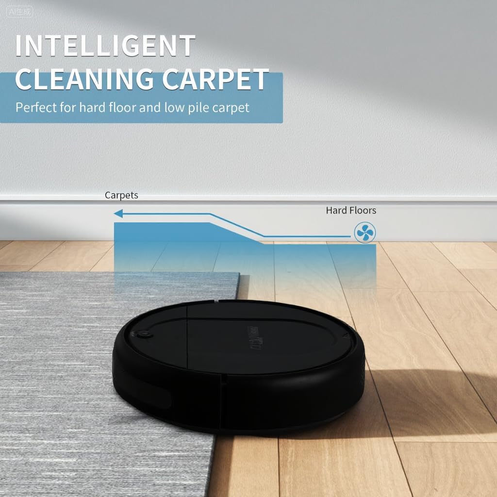 Clearance Sales, Robot Vacuum Cleaner, 2-in-1 Robot for Mopping and Sweeping, Advanced Obstacle Avoidance Technology, Ultra-Thin Design Robot mop, Ideal for Pet Hair Hard Floor and Daily Cleaning