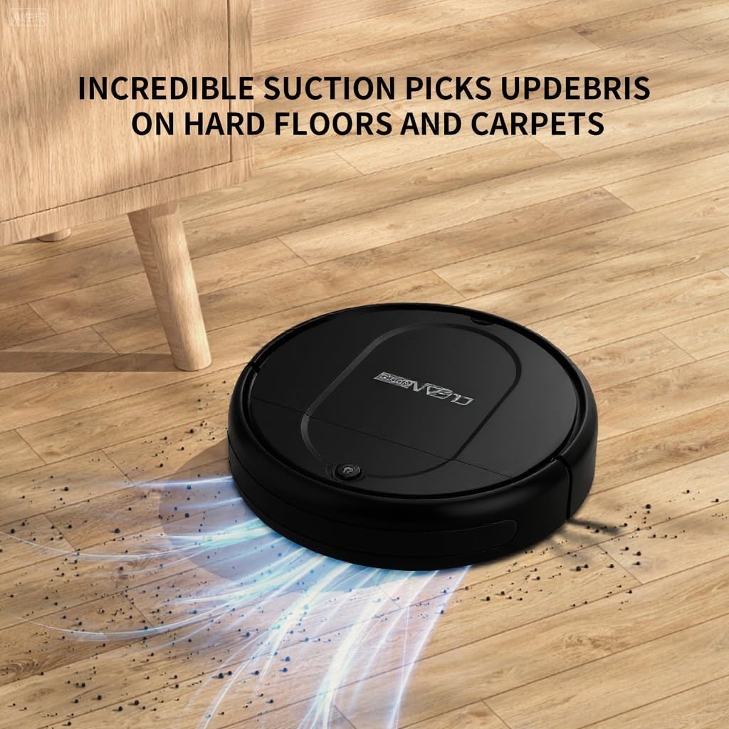 Clearance Sales, Robot Vacuum Cleaner, 2-in-1 Robot for Mopping and Sweeping, Advanced Obstacle Avoidance Technology, Ultra-Thin Design Robot mop, Ideal for Pet Hair Hard Floor and Daily Cleaning